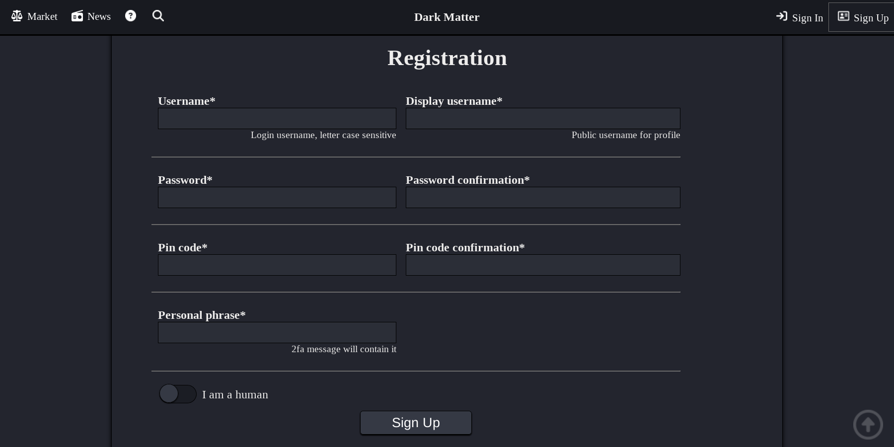 Registration